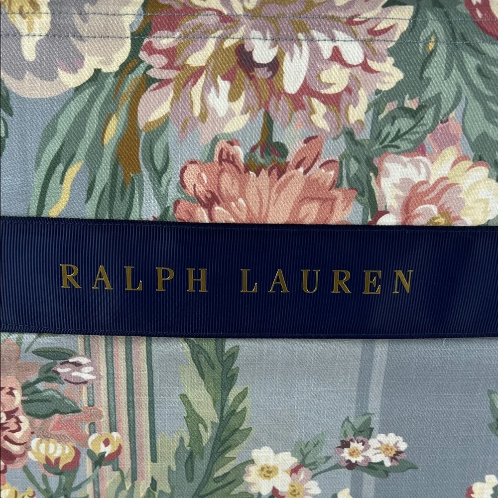 Ralph Lauren Adalia Duvet Cover Full Queen Blue Pink Floral Cottage Style NEW